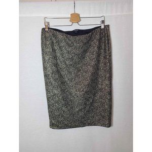 TORRID gold glitter skirt- Size 0/Large